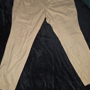 INC International Concepts Brown Pinstripe Trousers